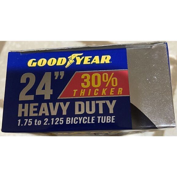 Goodyear 24 inch heavy duty 1.75 to 2.125 bicycle tube 30% thicker - Picture 4 of 4